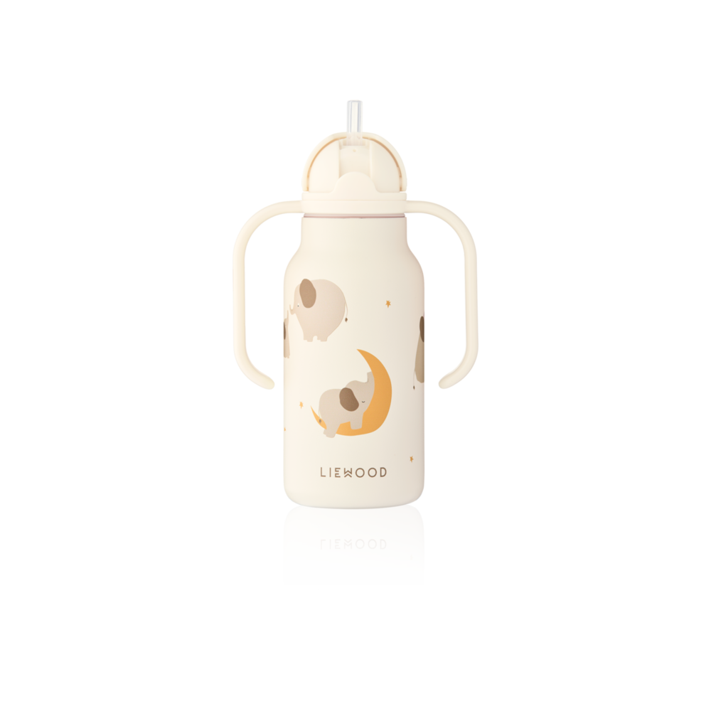 Liewood Liewood | Kimmie Water Bottle 250 ml | Elephant / Creme de la creme Liewood Liewood | Kimmie Water Bottle 250 ml | Elephant / Creme de la creme