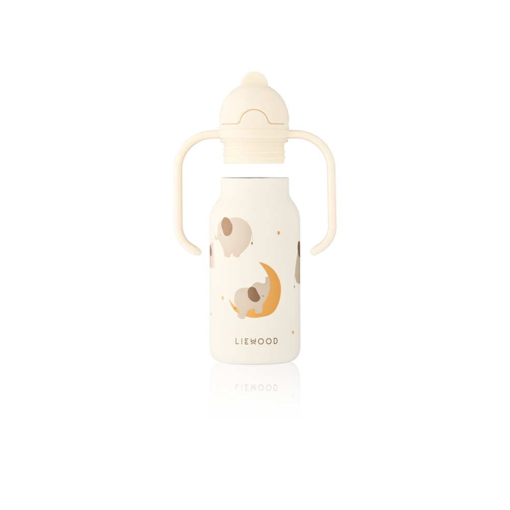 Liewood Liewood | Kimmie Water Bottle 250 ml | Elephant / Creme de la creme Liewood Liewood | Kimmie Water Bottle 250 ml | Elephant / Creme de la creme