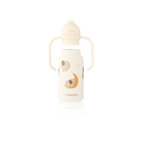 Liewood Liewood | Kimmie Water Bottle 250 ml | Elephant / Creme de la creme Liewood Liewood | Kimmie Water Bottle 250 ml | Elephant / Creme de la creme