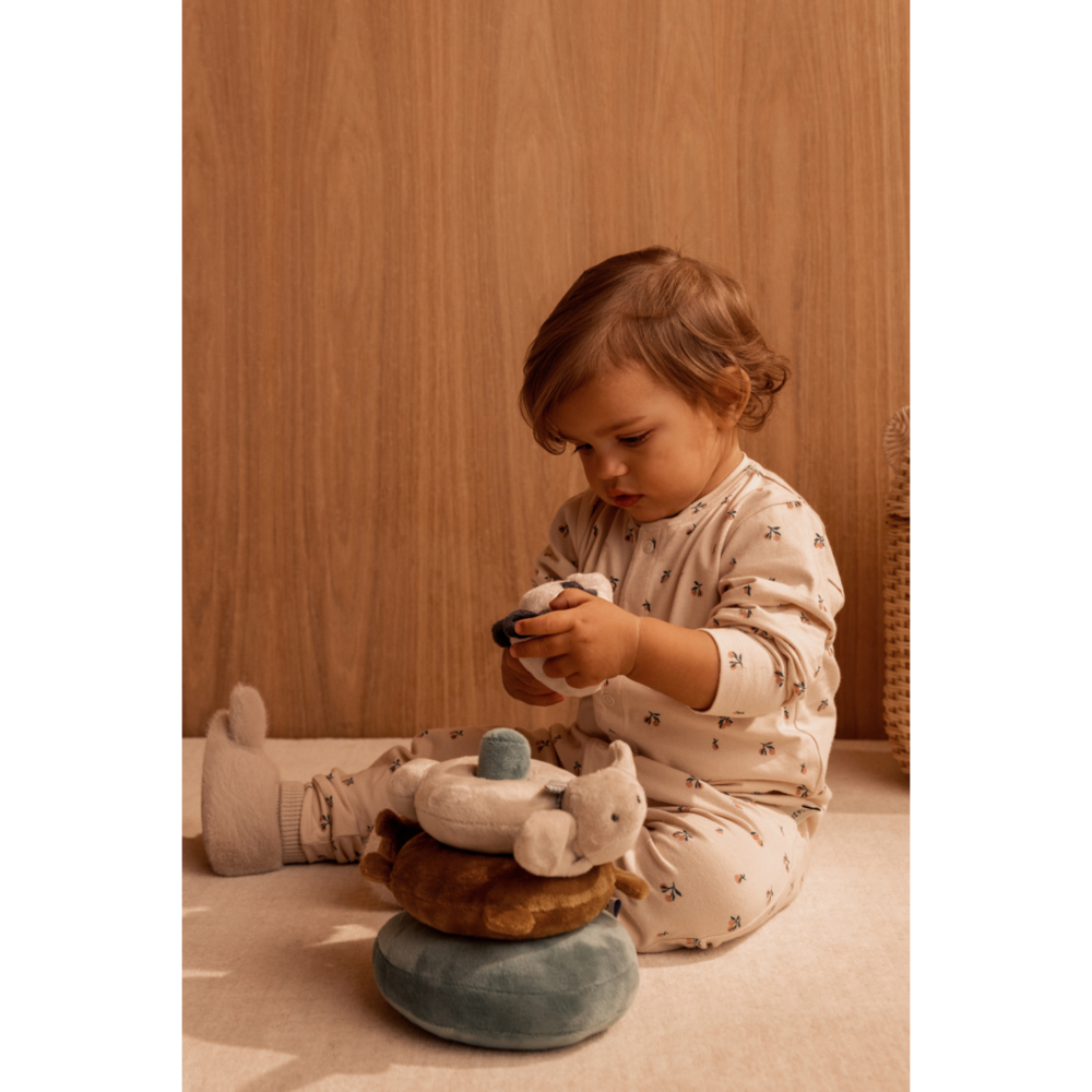 Liewood Liewood | Beth Rabbit Plush Slippers | Mist Liewood Liewood | Beth Rabbit Plush Slippers | Mist