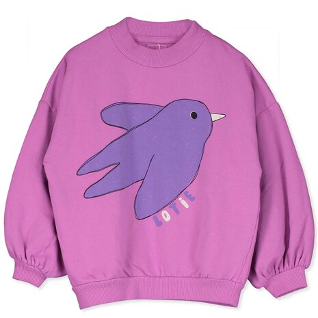 Lötiekids | Flowing Bird Sweatshirt | Fucsia