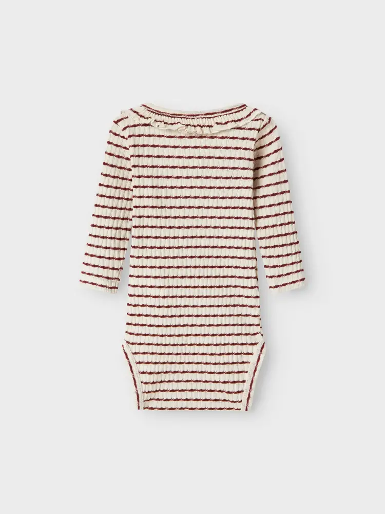 Lil ' Atelier Lil ' Atelier | NBFOSOPHIA LS SLIM BODY LIL | Hot Chocolate