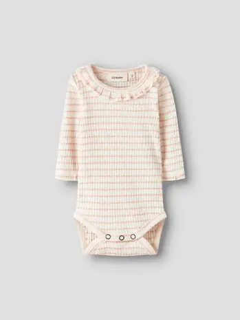 Lil ' Atelier Lil ' Atelier | NBFOSOPHIA LS SLIM BODY LIL | Cameo Rose