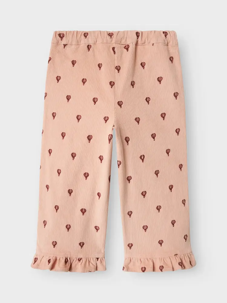 Lil ' Atelier Lil ' Atelier | NMFNELLY CORD STRAIGHT PANT 4945-HC LIL | Cameo Rose EMB