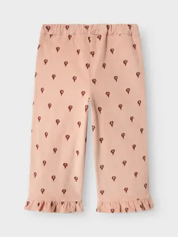 Lil ' Atelier Lil ' Atelier | NMFNELLY CORD STRAIGHT PANT 4945-HC LIL | Cameo Rose EMB