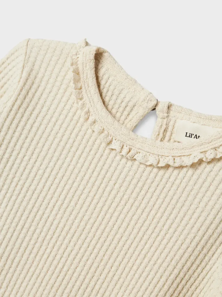 Lil ' Atelier Lil ' Atelier | NMFOSANNE LS SLIM TOP LIL | Turtledove