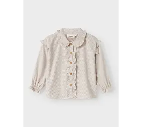 Lil ' Atelier Lil ' Atelier | NMFOLENA LS LOOSE SHIRT LIL | Pastel Parchment Lil ' Atelier Lil ' Atelier | NMFOLENA LS LOOSE SHIRT LIL | Pastel Parchment