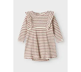 Lil ' Atelier Lil ' Atelier | NBFOSOPHIA LS BODY DRESS LIL | Hot Chocolate Lil ' Atelier Lil ' Atelier | NBFOSOPHIA LS BODY DRESS LIL | Hot Chocolate