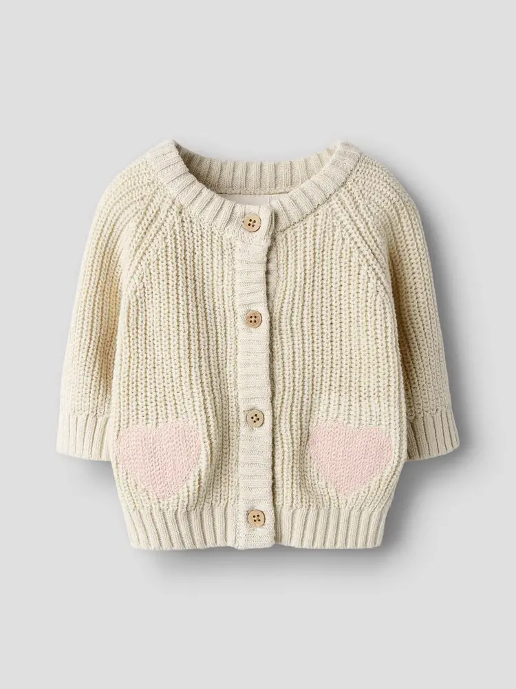 Lil ' Atelier Lil ' Atelier | NBFEMLEN LEN LS KNIT CARD LIL | Turtledove