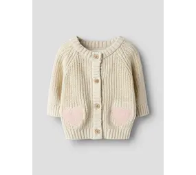 Lil ' Atelier Lil ' Atelier | NBFEMLEN LEN LS KNIT CARD LIL | Turtledove Lil ' Atelier Lil ' Atelier | NBFEMLEN LEN LS KNIT CARD LIL | Turtledove