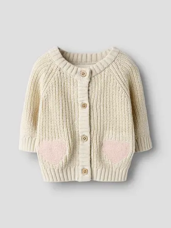 Lil ' Atelier Lil ' Atelier | NBFEMLEN LEN LS KNIT CARD LIL | Turtledove