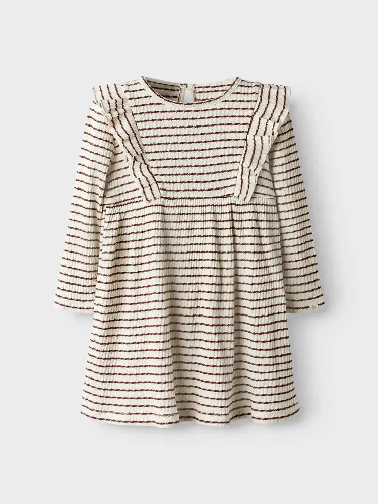 Lil ' Atelier Lil ' Atelier | NMFOSOPHIA LS DRESS LIL | Hot Chocolate