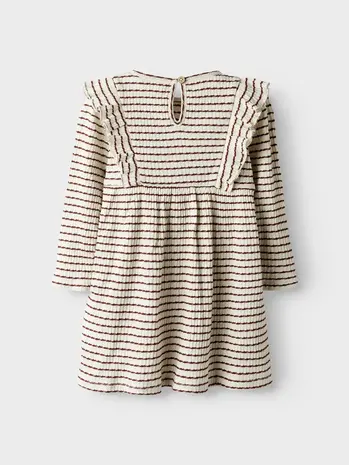 Lil ' Atelier Lil ' Atelier | NMFOSOPHIA LS DRESS LIL | Hot Chocolate