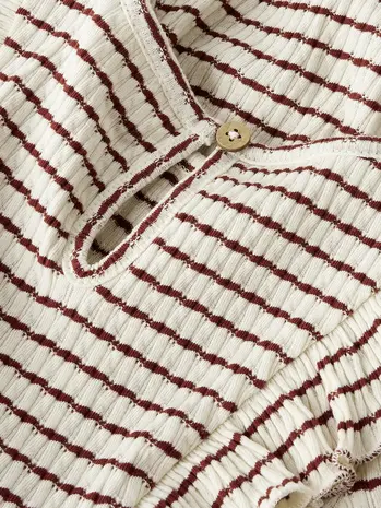 Lil ' Atelier Lil ' Atelier | NMFOSOPHIA LS DRESS LIL | Hot Chocolate