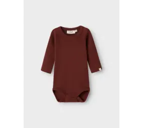 Lil ' Atelier Lil ' Atelier | NBFTHORA HIR LS SLIM BODY LIL | Hot Chocolate Lil ' Atelier Lil ' Atelier | NBFTHORA HIR LS SLIM BODY LIL | Hot Chocolate