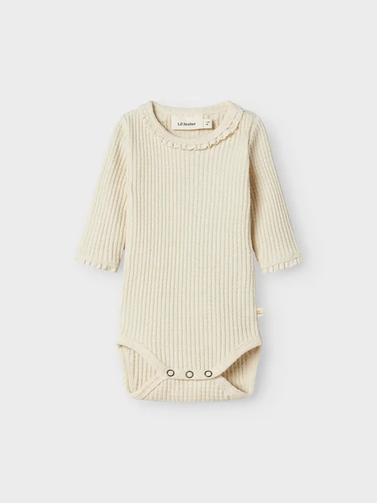 Lil ' Atelier Lil ' Atelier | NBFOSANNE LS SLIM BODY LIL | Turtledove