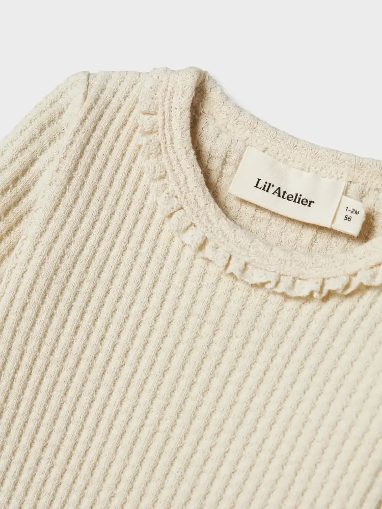 Lil ' Atelier Lil ' Atelier | NBFOSANNE LS SLIM BODY LIL | Turtledove