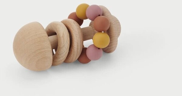 Tickit | Silisoft Kralen Bijtspeelgoed | Aarde Kleuren Tickit | Silisoft Kralen Bijtspeelgoed | Aarde Kleuren