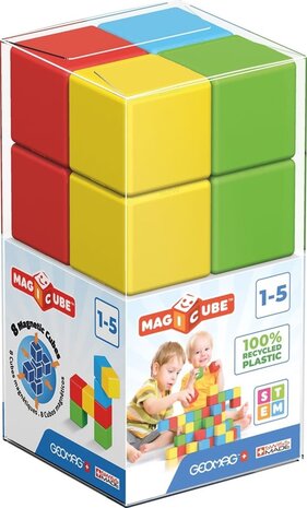 Geomag | Magicube Full Color Recycled Crystal 8 stuks