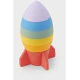 Tickit | Silisoft Stapelbare Raket | Regenboog Tickit | Silisoft Stapelbare Raket | Regenboog