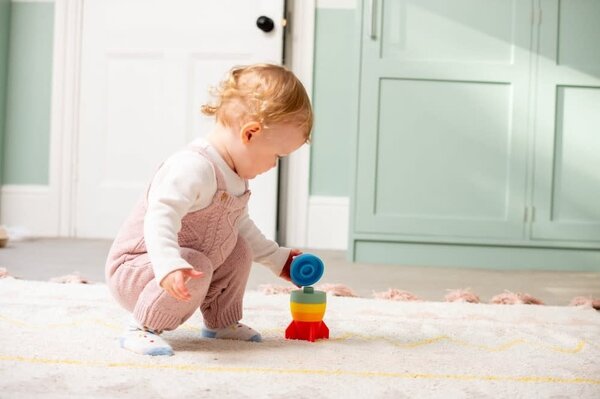 Tickit | Silisoft Stapelbare Raket | Regenboog