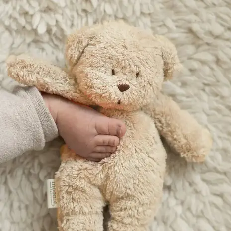Moonie Moonie | Sensorische knuffelbeer | Sand | 21 cm