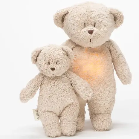 Moonie Moonie | Sensorische knuffelbeer | Sand | 21 cm