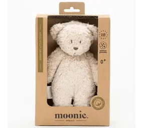 Moonie Moonie | Sensorische knuffelbeer | Sand | 21 cm
