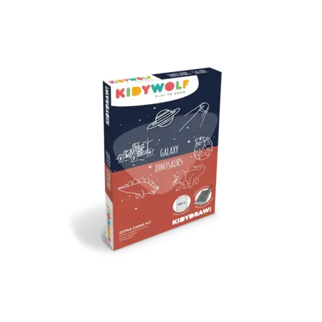 Kidywolf Kidywolf | Refill Kidydraw mini | Dinosaurussen & Sterrenstelsel