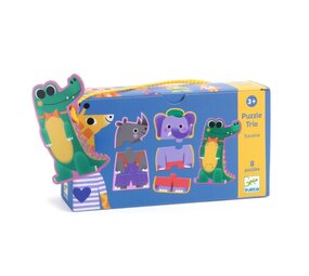 Djeco Djeco | Puzzel Trio Savana Djeco Djeco | Puzzel Trio Savana