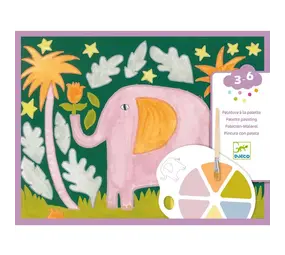 Djeco Djeco | Palet schilderen wilde dieren Djeco Djeco | Palet schilderen wilde dieren