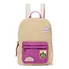 Studio Noos Studio Noos | Ecru/Purple Teddy Midi Backpack