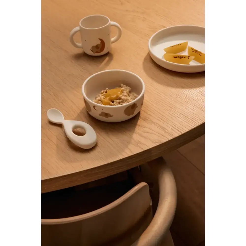 Liewood Liewood | Vivi printed tableware set | Elephant / Creme de la creme Liewood Liewood | Vivi printed tableware set | Elephant / Creme de la creme