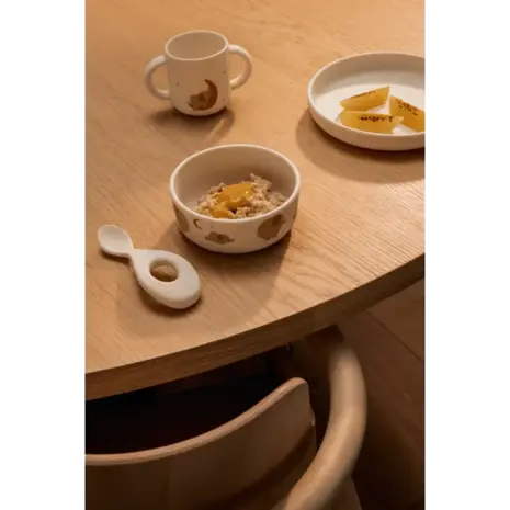 Liewood Liewood | Vivi printed tableware set | Elephant / Creme de la creme Liewood Liewood | Vivi printed tableware set | Elephant / Creme de la creme