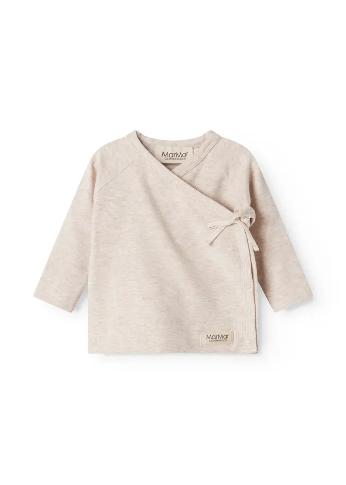 MarMar Copenhagen MarMar Copenhagen | Tut Wrap LS | Modal New Born | Light Beige Mel. MarMar Copenhagen MarMar Copenhagen | Tut Wrap LS | Modal New Born | Light Beige Mel.