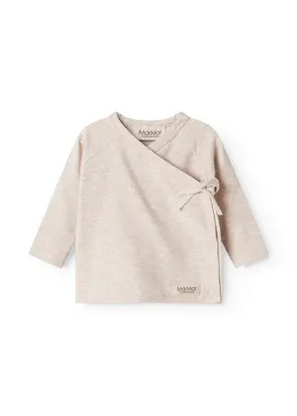 MarMar Copenhagen MarMar Copenhagen | Tut Wrap LS | Modal New Born | Light Beige Mel. MarMar Copenhagen MarMar Copenhagen | Tut Wrap LS | Modal New Born | Light Beige Mel.
