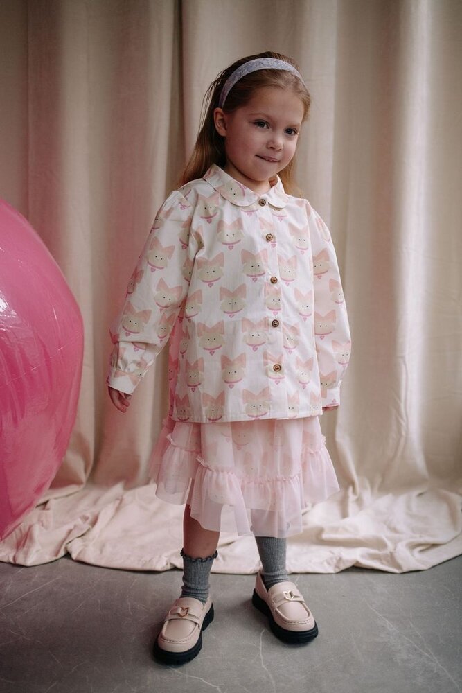 Daily Brat Daily Brat | Kiity Cat Tulle Skirt Skirt Pinkesque Daily Brat Daily Brat | Kiity Cat Tulle Skirt Skirt Pinkesque