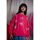 Daily Brat Daily Brat | Shimmer Bow Sweater Love Potion Daily Brat Daily Brat | Shimmer Bow Sweater Love Potion