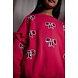 Daily Brat Daily Brat | Shimmer Bow Sweater Love Potion Daily Brat Daily Brat | Shimmer Bow Sweater Love Potion