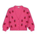 Daily Brat Daily Brat | Rosie Flower Knitted Cardigan Sweet Pink Daily Brat Daily Brat | Rosie Flower Knitted Cardigan Sweet Pink