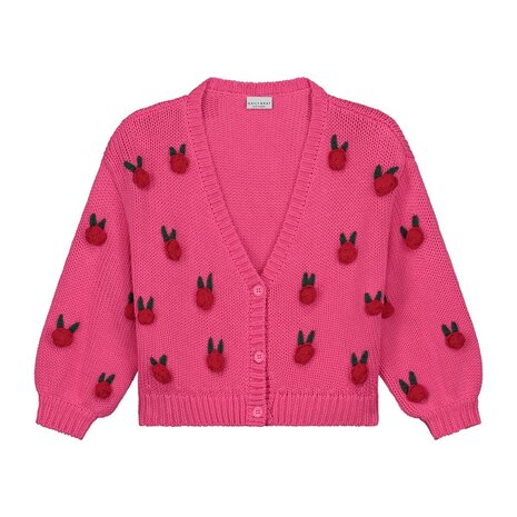 Daily Brat Daily Brat | Rosie Flower Knitted Cardigan Sweet Pink Daily Brat Daily Brat | Rosie Flower Knitted Cardigan Sweet Pink
