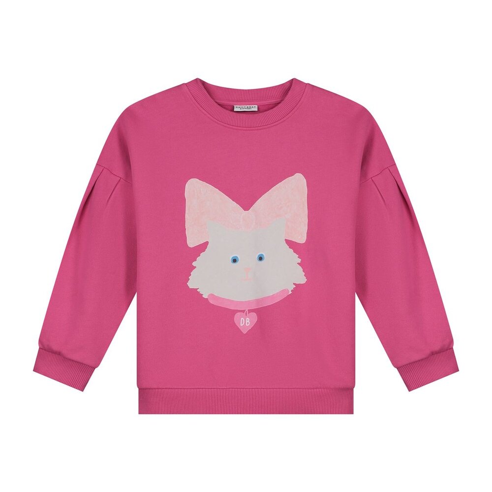 Daily Brat Daily Brat | Kitty Cat Sweater Rosy Rebel Daily Brat Daily Brat | Kitty Cat Sweater Rosy Rebel