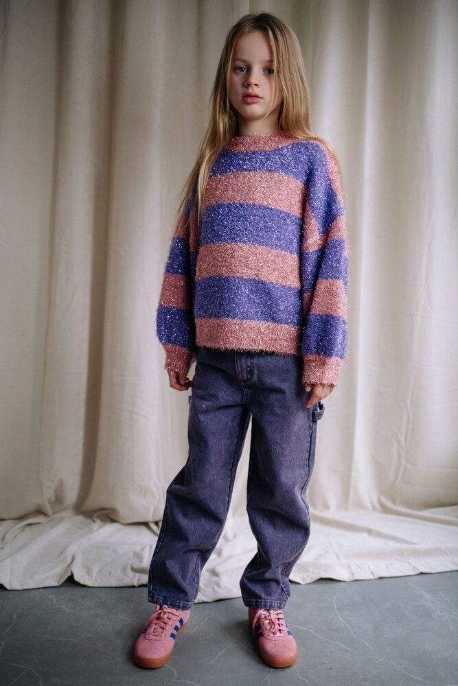 Daily Brat Daily Brat | Twinkle Striped Sweater Lushy Daily Brat Daily Brat | Twinkle Striped Sweater Lushy