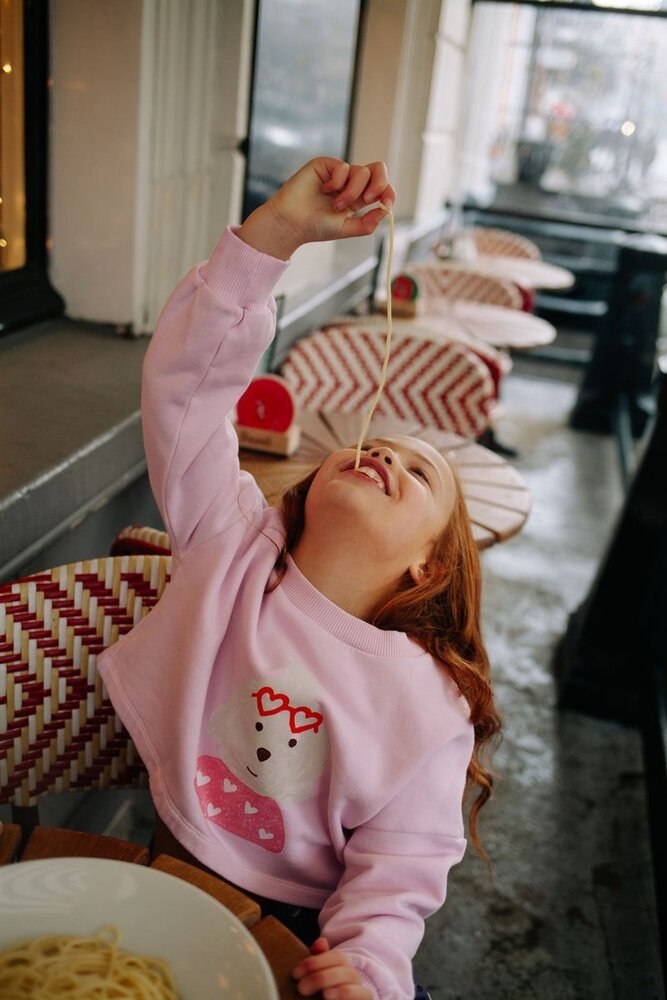 Daily Brat Daily Brat | Mary Puppins Sweater Pink Daily Brat Daily Brat | Mary Puppins Sweater Pink