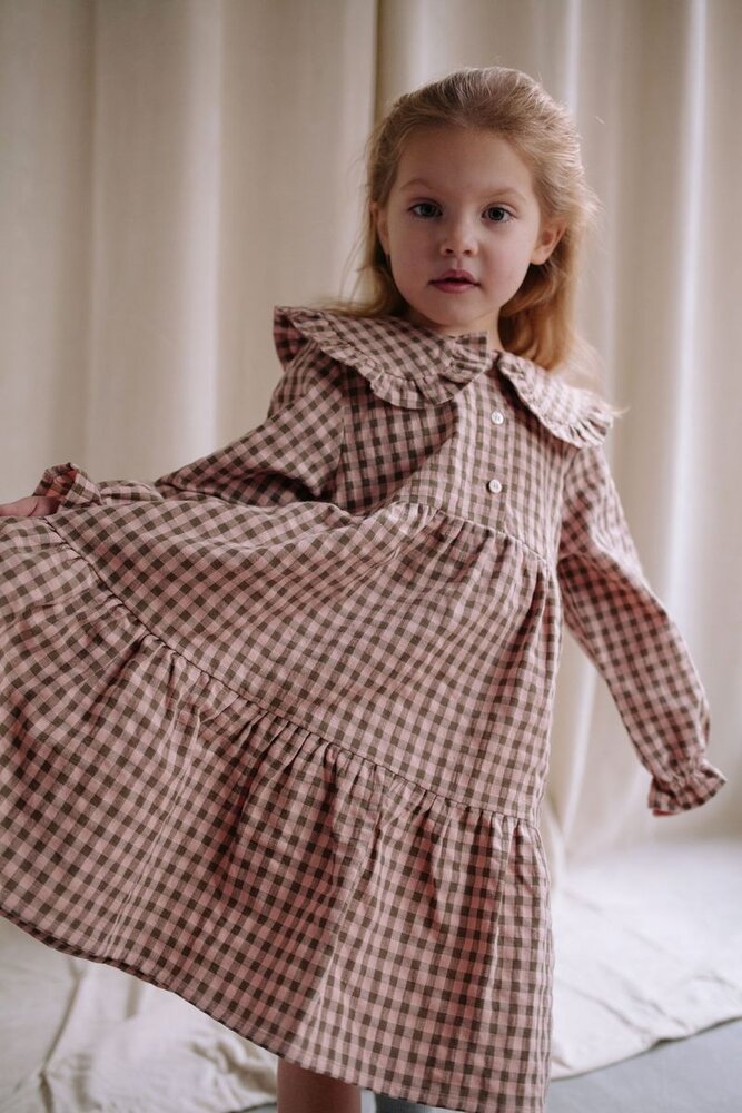 Daily Brat Daily Brat | Snugglepuff Heart Dress Rose Daily Brat Daily Brat | Snugglepuff Heart Dress Rose