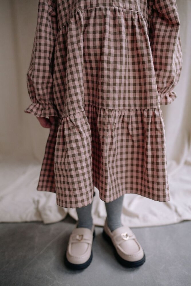 Daily Brat Daily Brat | Snugglepuff Heart Dress Rose Daily Brat Daily Brat | Snugglepuff Heart Dress Rose