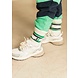 Jenest Jenest | Js Sport Socks | Off White Green Blue Jenest Jenest | Js Sport Socks | Off White Green Blue