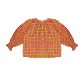 Jenest Jenest | Cato Blouse | Aop Gold Fuchsia Jenest Jenest | Cato Blouse | Aop Gold Fuchsia