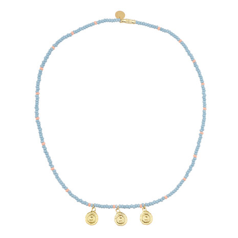 Jenest Jenest | Necklace | Ice Blue Peach Jenest Jenest | Necklace | Ice Blue Peach