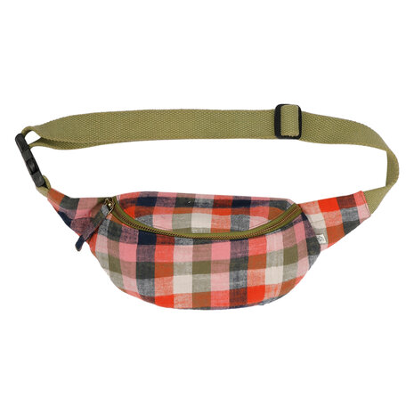 Jenest Jenest | Bag | Orange Multi Check Jenest Jenest | Bag | Orange Multi Check